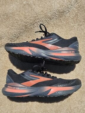 Brooks Adrenaline GTS Women's Running Shoes - Black & Coral Pink